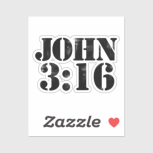 John 3:16 sticker