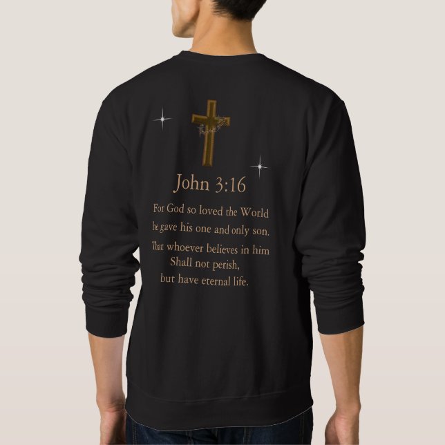 John 3:16 sweatshirt (Back)