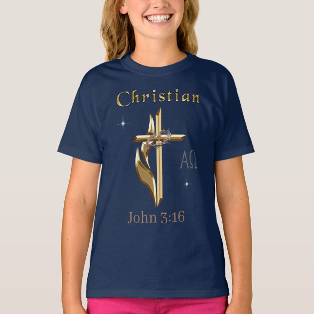 John 3:16 T-Shirt (Front)