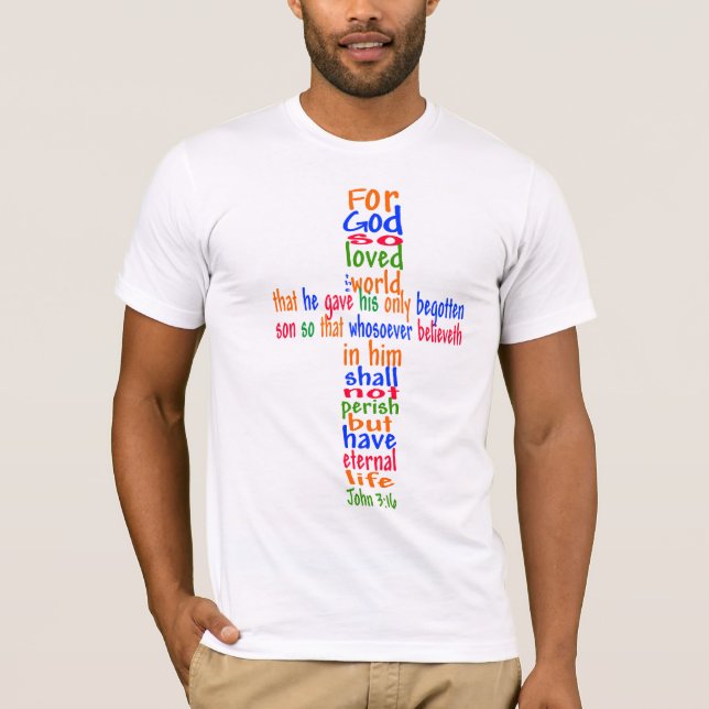 John 3:16 T-Shirt (Front)