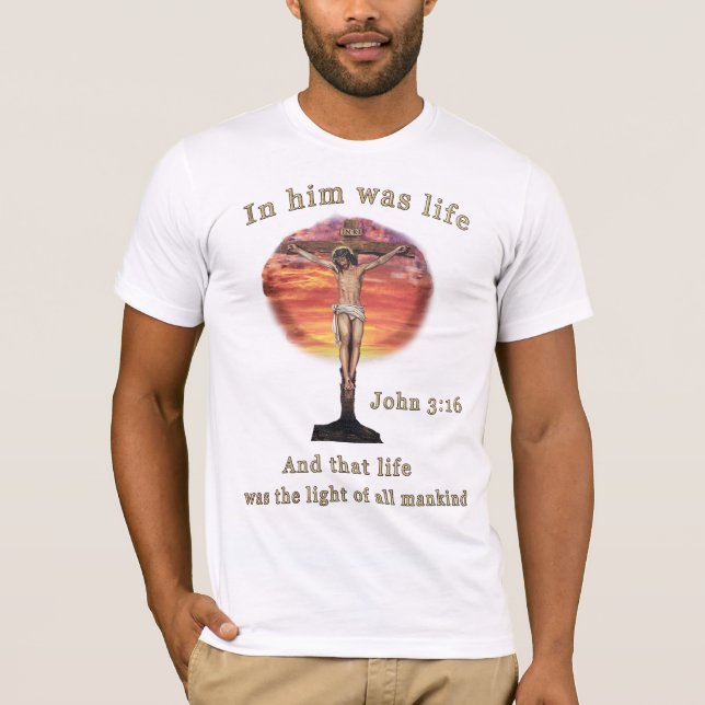 John 3:16 T-Shirt (Front)