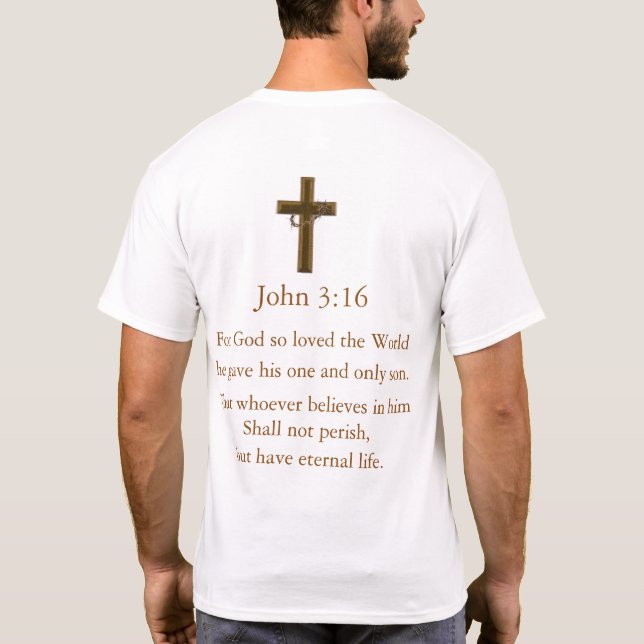 John 3:16 T-Shirt (Back)