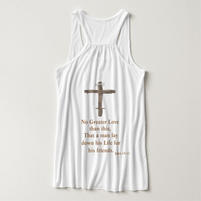 John 3:16 tank top (Design Back)