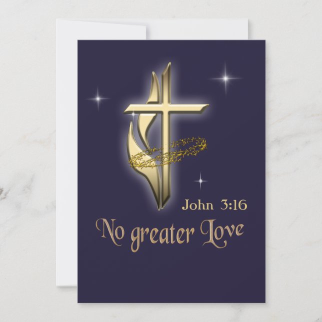 John 3:16 thank you card (Front)