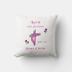 John 3:16 throw pillow