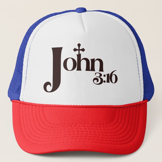 John 3:16 trucker hat (Front)