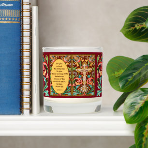 John 3:16 Verse with Crucified Jesus Lenten Scented Candle