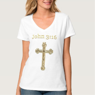 John 3:16 Woman's Christian t-shirts