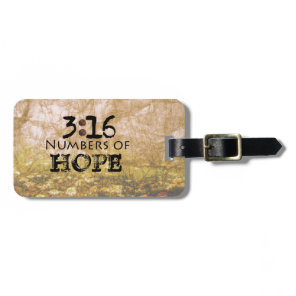 John 3:16, Words of Hope Luggage Tag