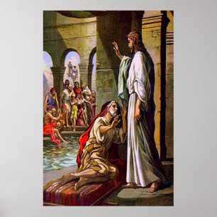 John 5:1-15 Take Up Your Mat and Walk Poster
