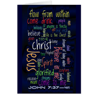John 7:37-41 Dark Water Cards