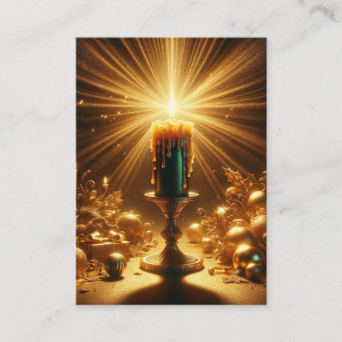 John 812 KJV Cards _ Candle _ Light of the World