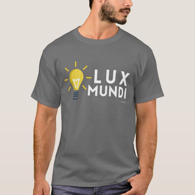 John 8:12: Lux Mundi (Light of the World) T-Shirt (Front)