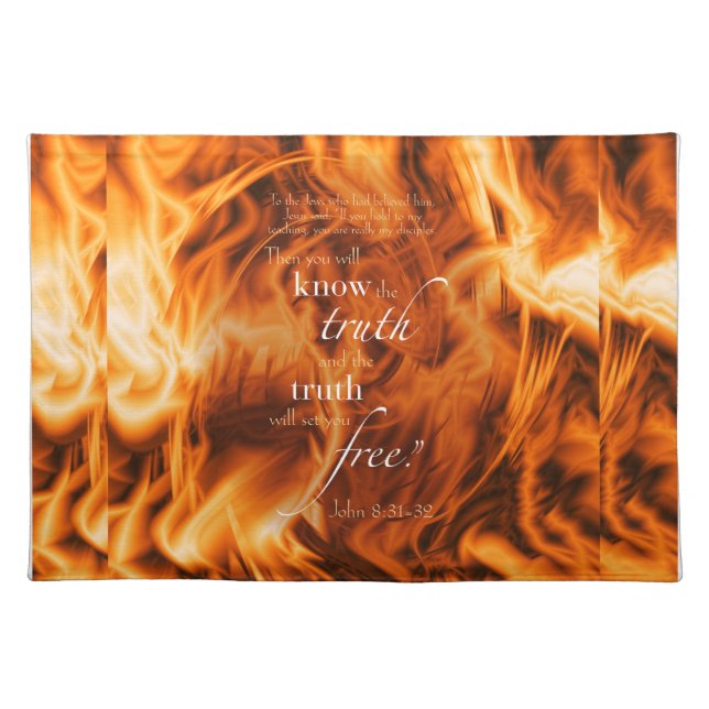 John 8:31-32 placemat (Front)
