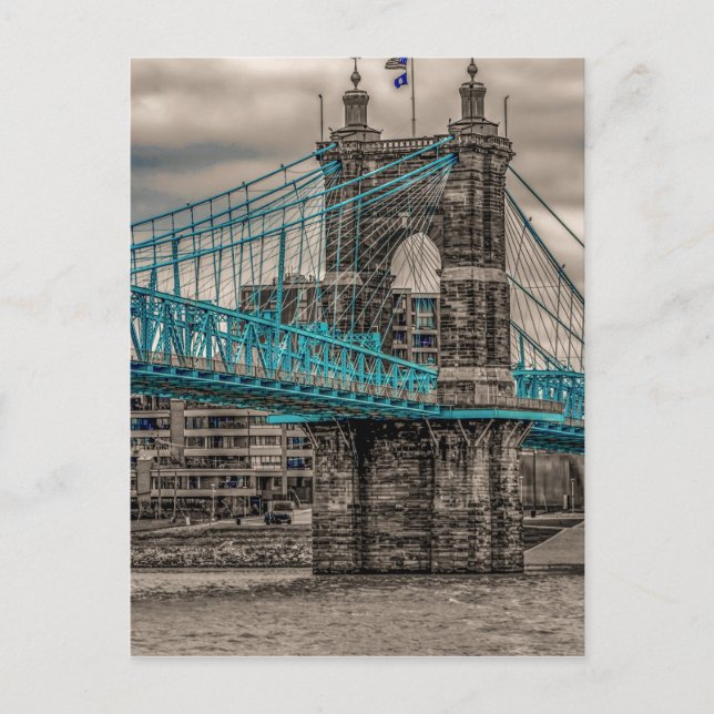 John A Roebling Suspension Bridge 2 Postcard (Front)