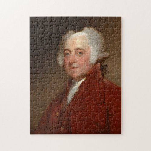 John Adams 1821 by Gilbert Stuart Jigsaw Puzzle