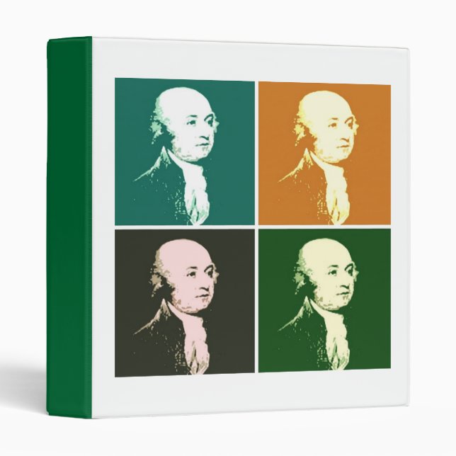 John Adams 3 Ring Binder (Front/Spine)
