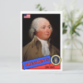 John Adams Baseball Card (Standing Front)