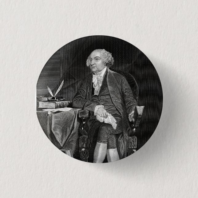 John Adams Button (Front)