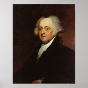 John Adams by Asher B Durand Poster