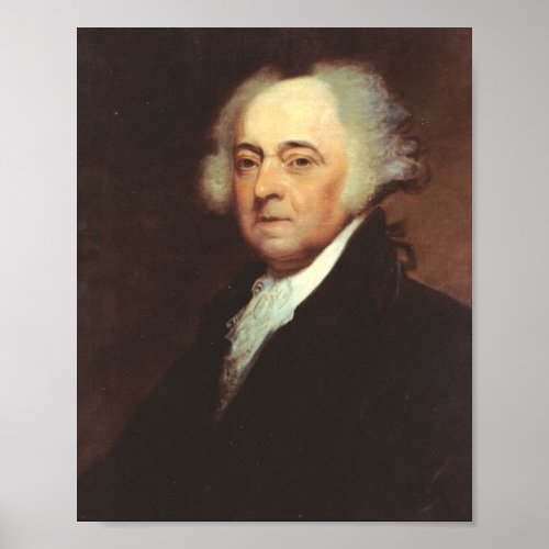 John Adams By Asher B Poster