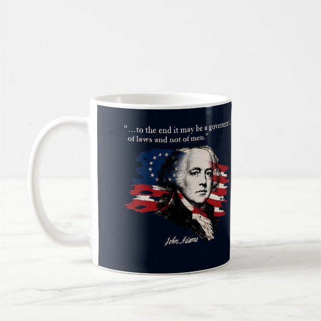 John Adams Coffee Mug (Left)