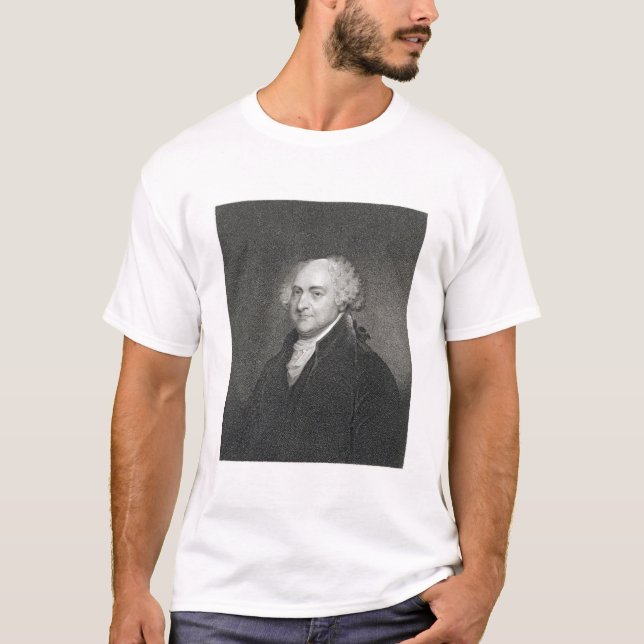 John Adams, engraved by James Barton Longacre (179 T-Shirt (Front)