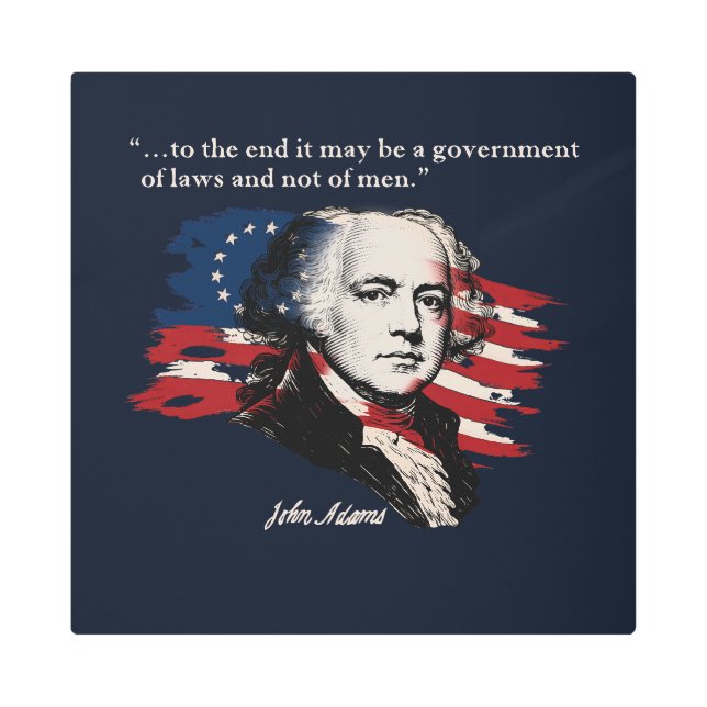 John Adams Metal Print (Front)