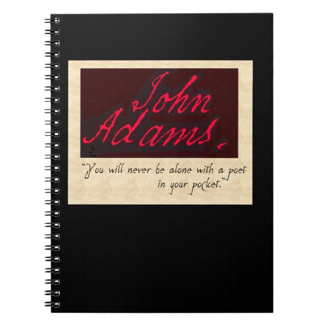 john adams poet journal (Front)