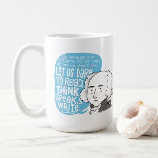 John Adams quote mug