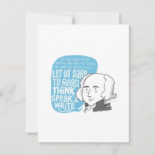 John Adams quote note card