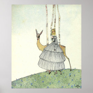 John and the Ghosts by Kay Nielsen Poster