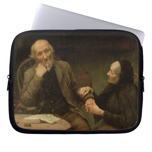 John Anderson, My Jo, 1894 (oil on canvas) Laptop Sleeve (Front)
