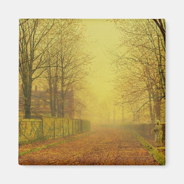 John Atkinson Grimshaw | Evening Glow, c.1884 (oil Magnet (Front)