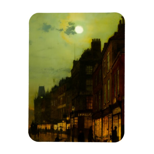 John Atkinson Grimshaw Glasgow Docks Magnet (Vertical)