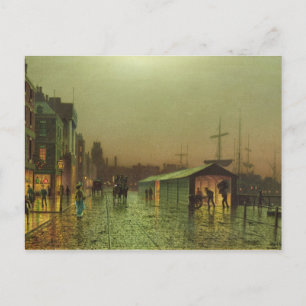 John Atkinson Grimshaw Liverpool Docks Postcard