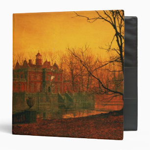 John Atkinson Grimshaw   The Haunted House 3 Ring Binder