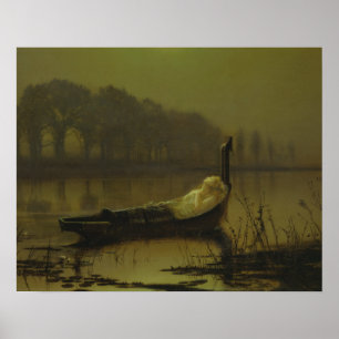 John Atkinson Grimshaw - The Lady of Shalott Poster