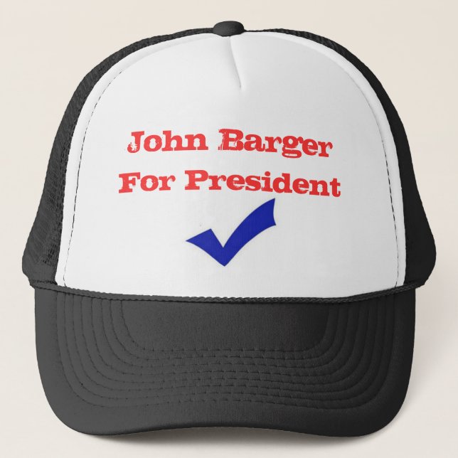 John Barger For President Trucker Hat (Front)