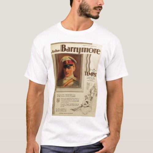 John Barrymore 1928 movie poster T_shirt