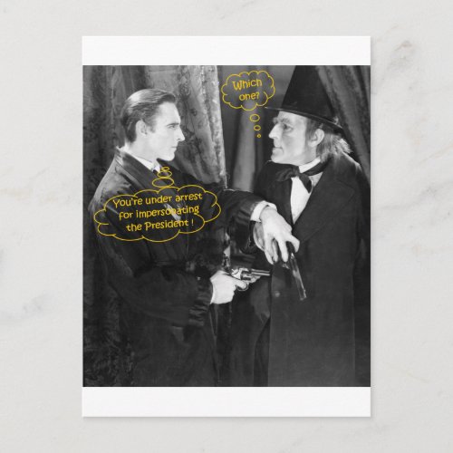 John Barrymore and Gustav von Seyffertitz Sherlock Postcard
