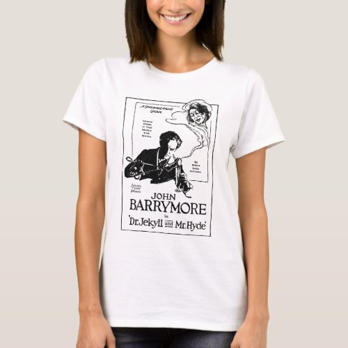 John Barrymore Jekyll Hyde 1920 T_Shirt