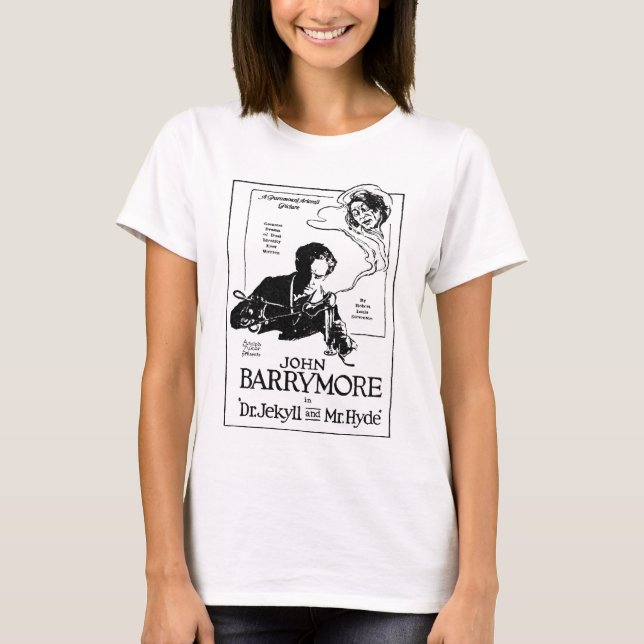 John Barrymore Jekyll Hyde 1920 T-Shirt (Front)