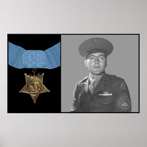 John Basilone and The Medal of Honor Poster