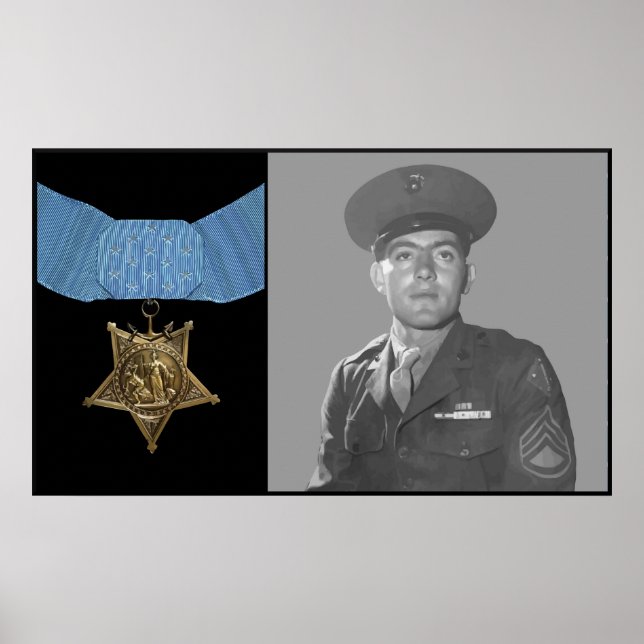John Basilone and The Medal of Honor Poster (Front)