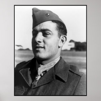 John Basilone -- Border Poster