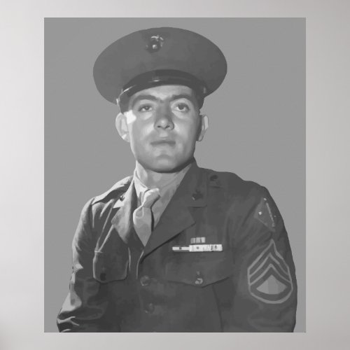John Basilone __ Medal of Honor Recipient Poster