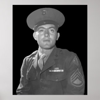 John Basilone -- Medal of Honor Recipient Poster