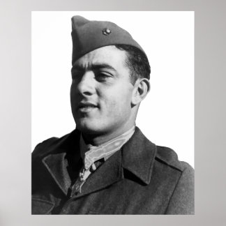 John Basilone -- WW2 Hero Poster