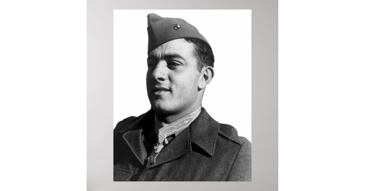 John Basilone WW2 Hero Poster Zazzle com